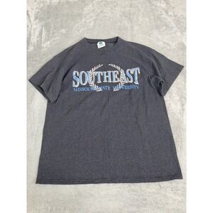 Vintage Southeast Missouri State University T Shirt Men's Size Large Black